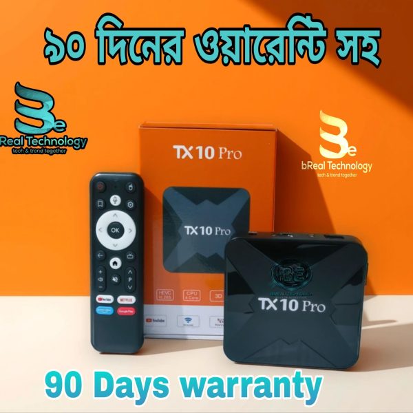 TV BOX 8K Android 8GB RAM 128GB ROM with Voice Control Remote TX10 Pro (U) With 90Days warranty