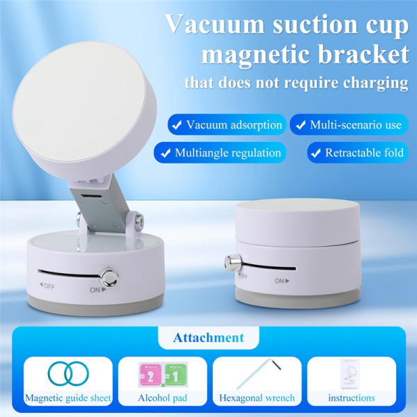 Vacuum Magnetic Suction Phone Holder
